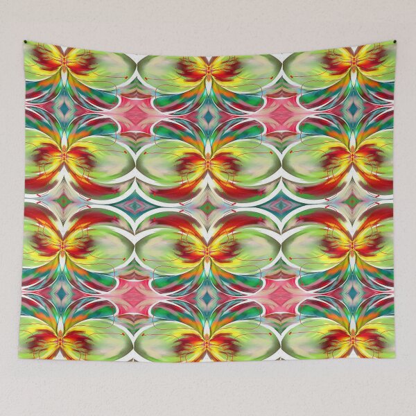 Item preview,  Graphic flower psychedelic,arte abstracto,abstract art design designed and sold by Adri Barnard.