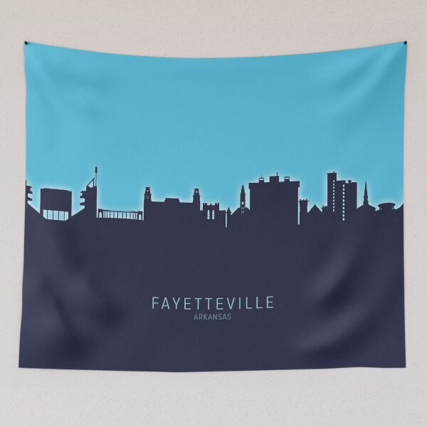 Artikelvorschau, Fayetteville Arkansas Skyline entworfen und verkauft von ArtPrints.