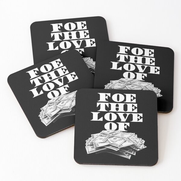 Item preview, Foe The Love of Money - White designed and sold by Tee4Daily.