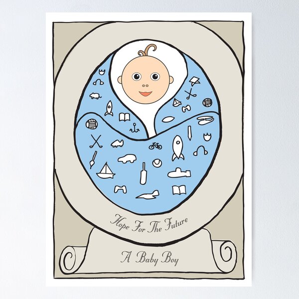 Aperçu de l'œuvre New born Baby Boy créée et vendue par springwoodbooks.