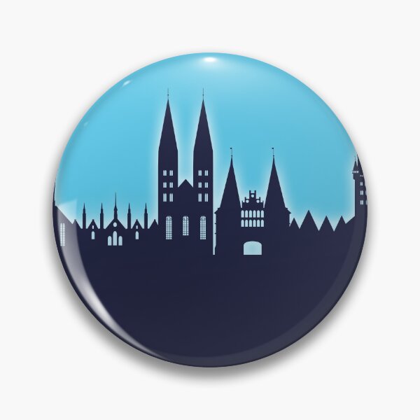 Item preview, Lubeck Germany Skyline designed and sold by ArtPrints.