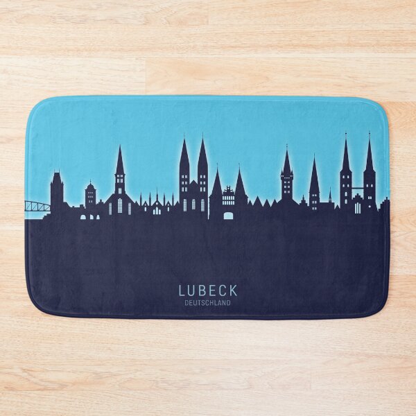 Item preview, Lubeck Germany Skyline designed and sold by ArtPrints.