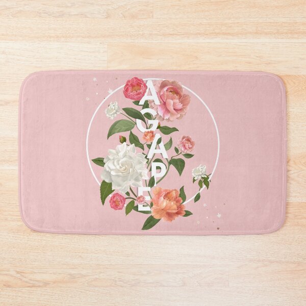 Item preview, AGAPE Pink Floral designed and sold by KA DESIGNS.