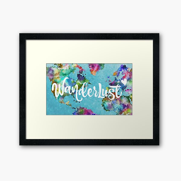 Wanderlust Framed Art Print