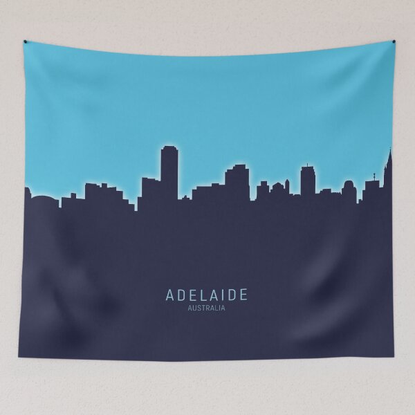 Item preview, Adelaide Australia Skyline designed and sold by ArtPrints.