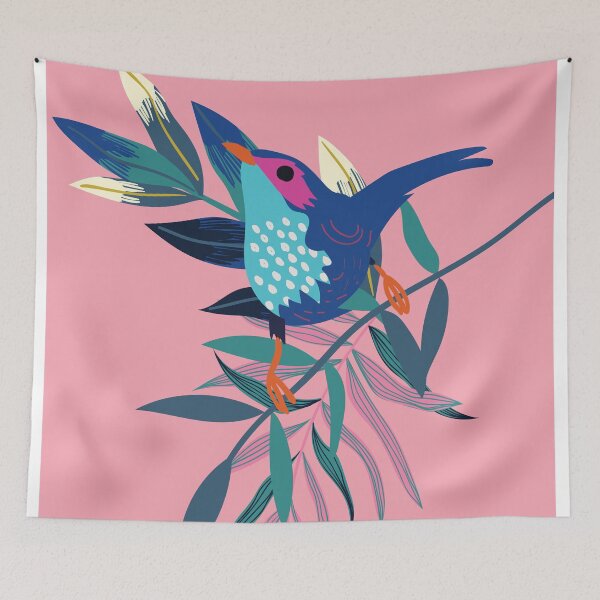 Item preview, Bird nature colorful home decor  designed and sold by Arctic frame studio.