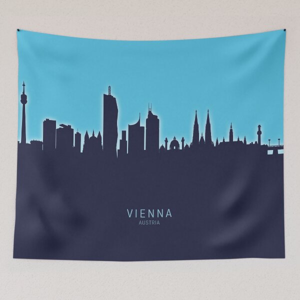 Item preview, Vienna Austria Skyline designed and sold by ArtPrints.