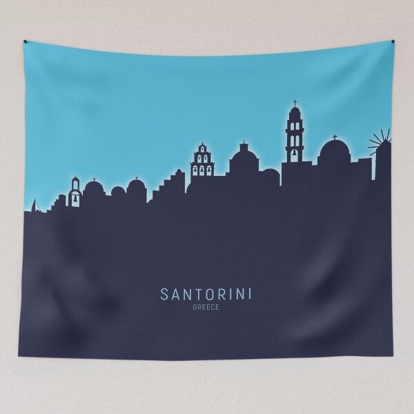 Item preview, Santorini Skyline designed and sold by ArtPrints.