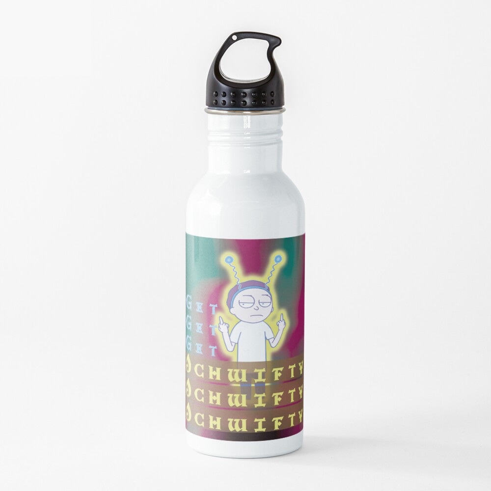 Get schwifty Rick and Morty Water Bottle