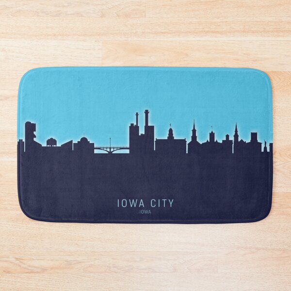 Artikelvorschau, Iowa City Iowa Skyline entworfen und verkauft von ArtPrints.