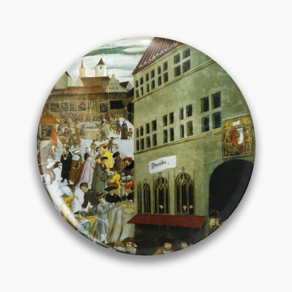 Item preview, Architectural Medieval scene designed and sold by Vintage Designs +.