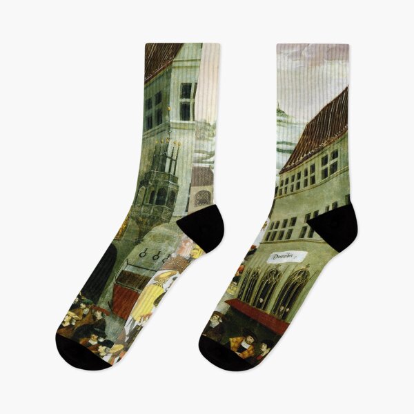 Item preview, Architectural Medieval scene designed and sold by Vintage Designs +.
