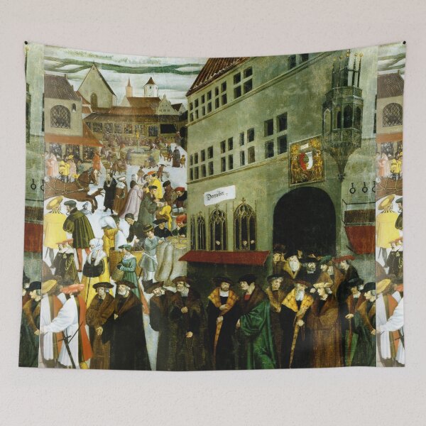 Aperçu de l'œuvre Architectural Medieval scene créée et vendue par Vintage Designs +.