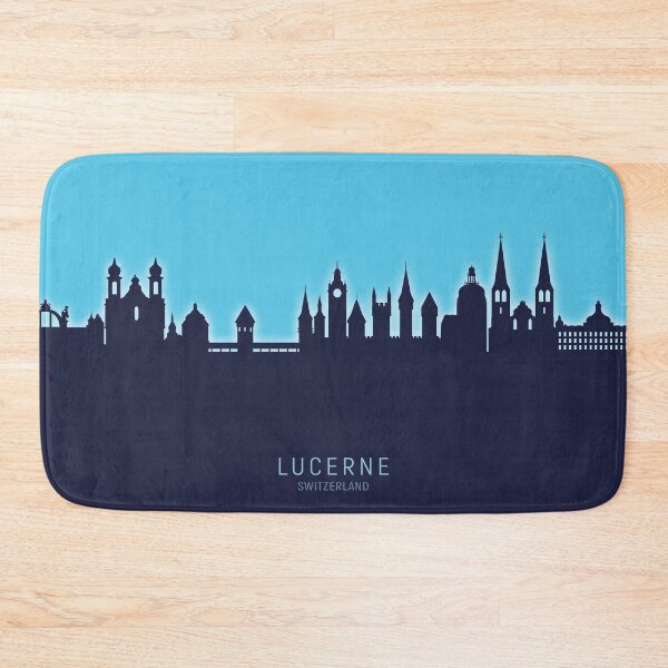 Item preview, Lucerne Switzerland Luzern Skyline designed and sold by ArtPrints.