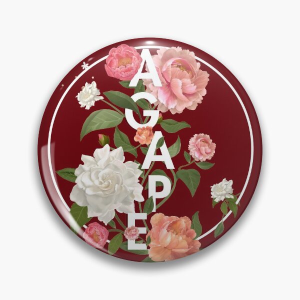 Item preview, AGAPE Red Floral designed and sold by KA DESIGNS.