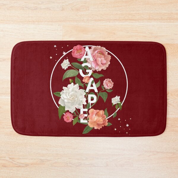 Item preview, AGAPE Red Floral designed and sold by KA DESIGNS.