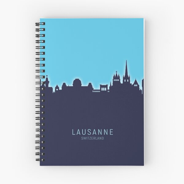 Item preview, Lausanne Switzerland Skyline designed and sold by ArtPrints.