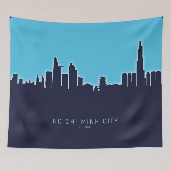 Item preview, Ho Chi Minh City Vietnam Skyline designed and sold by ArtPrints.
