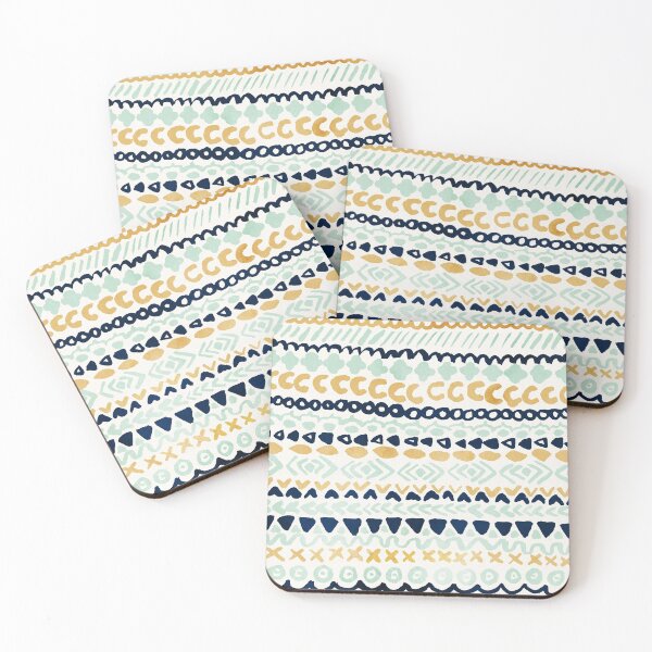 Item preview, Navy, Teal & Mustard Tribal designed and sold by Tangerine-Tane.