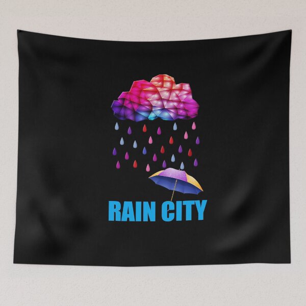 Item preview, Rain city designed and sold by TopDesignArt.