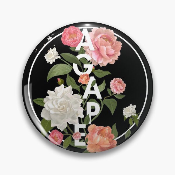 Item preview, AGAPE Black Floral designed and sold by KA DESIGNS.