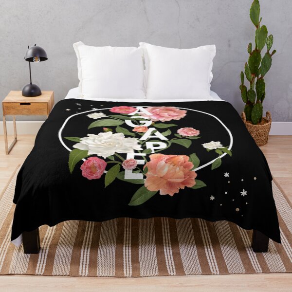 Item preview, AGAPE Black Floral designed and sold by KA DESIGNS.