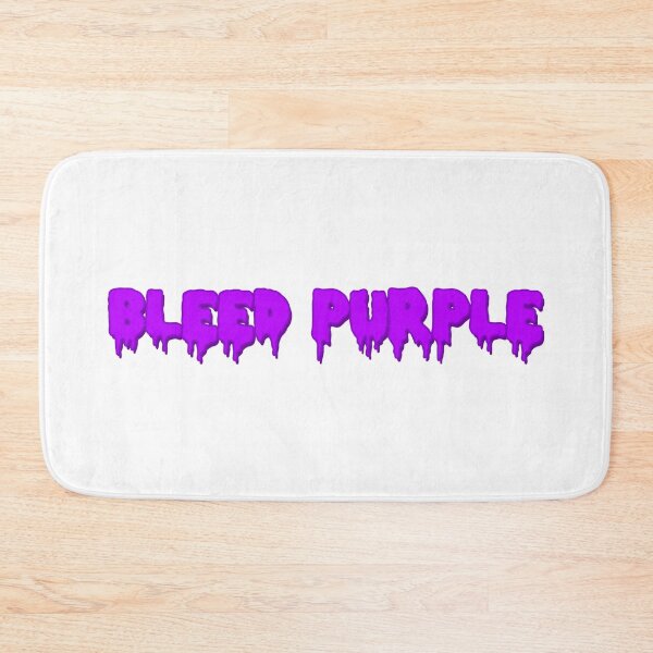 Item preview, NYU bleed purple dripping letters designed and sold by Designed By Rachel.