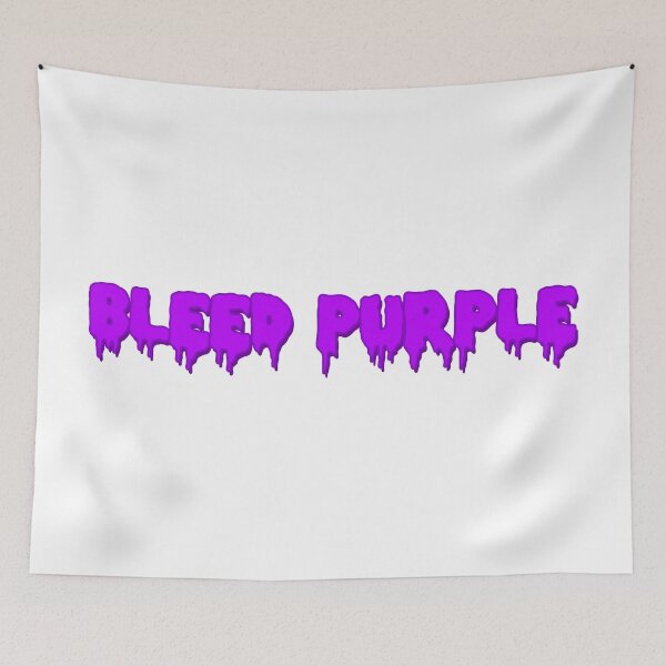 Item preview, NYU bleed purple dripping letters designed and sold by Designed By Rachel.