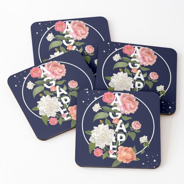 Item preview, AGAPE Blue Floral designed and sold by KA DESIGNS.