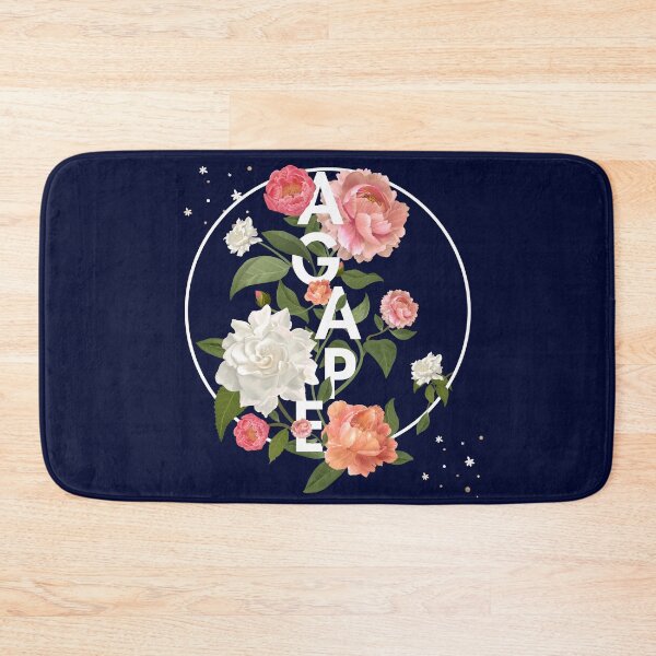 Item preview, AGAPE Blue Floral designed and sold by KA DESIGNS.