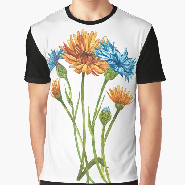 Wildflowers & Gardenflowers Graphic T-Shirt