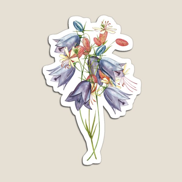 Wildflowers & Gardenflowers Magnet
