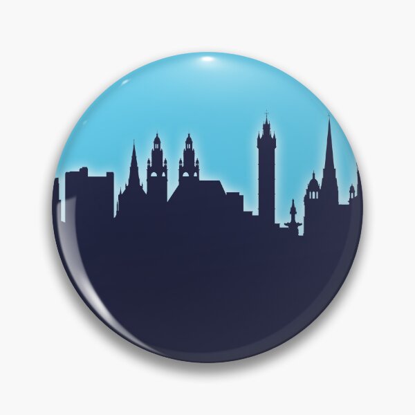 Item preview, Glasgow Scotland Skyline designed and sold by ArtPrints.