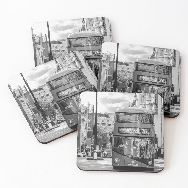 Item preview, London Bus Black and White Print designed and sold by Alexandru Panac.