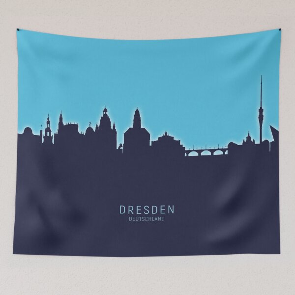 Item preview, Dresden Germany Skyline designed and sold by ArtPrints.