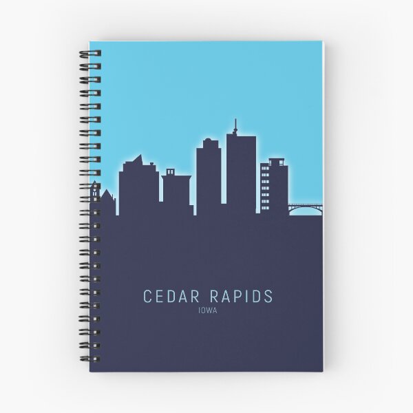 Item preview, Cedar Rapids Iowa Skyline designed and sold by ArtPrints.