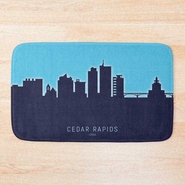 Item preview, Cedar Rapids Iowa Skyline designed and sold by ArtPrints.