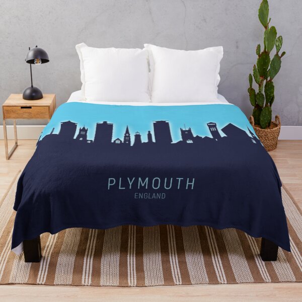 Artikelvorschau, Plymouth England Skyline entworfen und verkauft von ArtPrints.