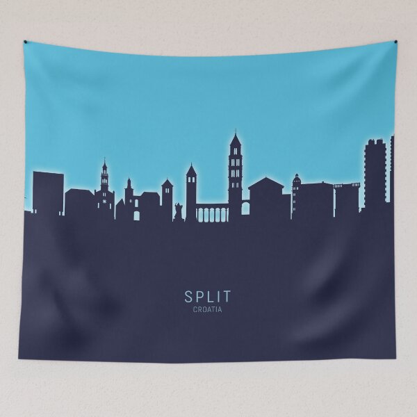 Item preview, Split Croatia Skyline designed and sold by ArtPrints.