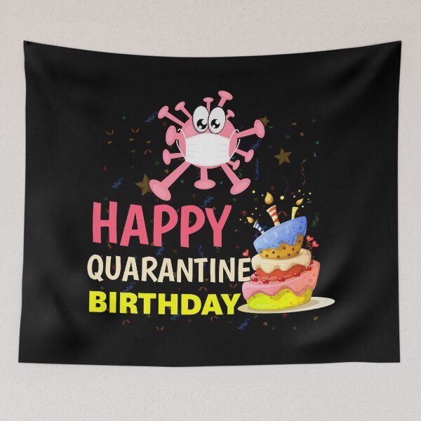 Item preview, Happy quarantine birthday  designed and sold by TopDesignArt.
