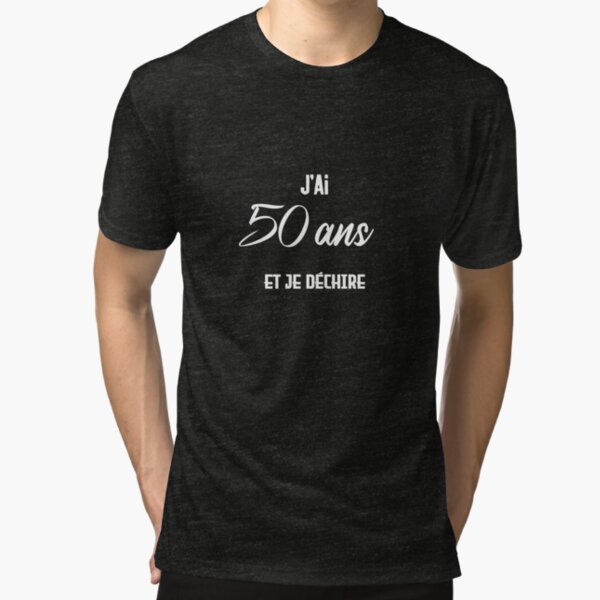 tee shirt 50 ans