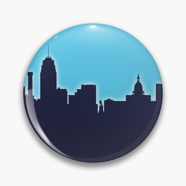 Item preview, Lansing Michigan Skyline designed and sold by ArtPrints.