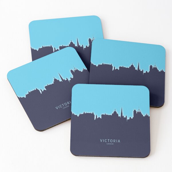 Item preview, Victoria Canada Skyline designed and sold by ArtPrints.