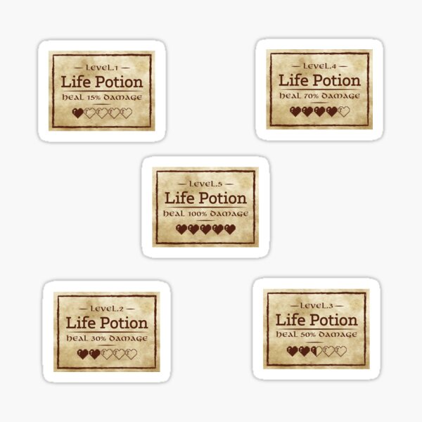 Life Potion Sticker