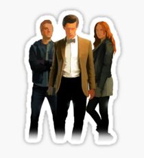 The Doctor and The Ponds Sticker