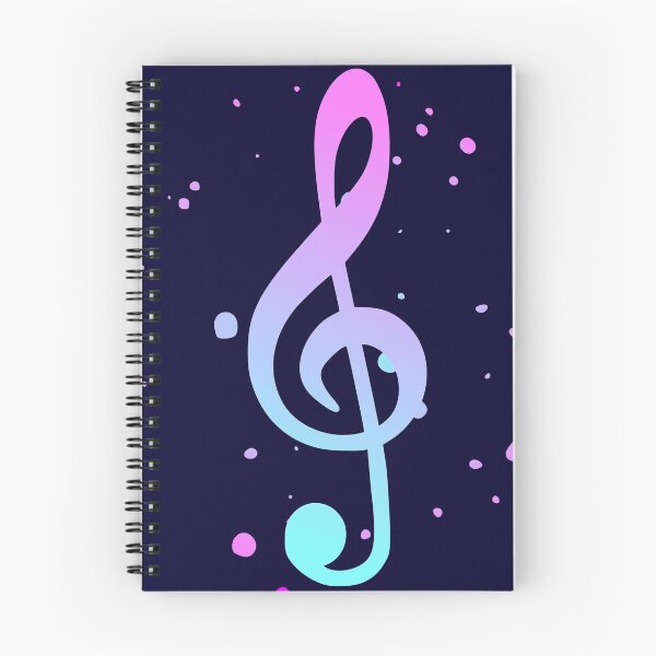 Item preview, Clef pink purple turquoise designed and sold by ChrissiCreation.