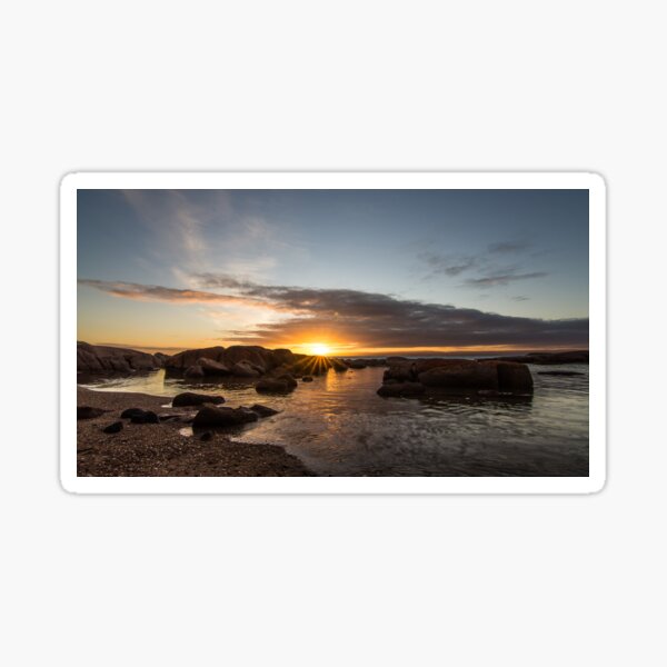 Coles Bay Sunset Sticker