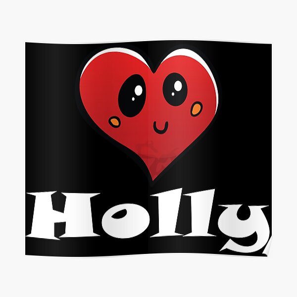 Holly Heart Poster