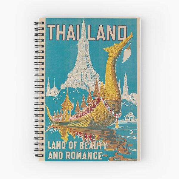 Item preview, Thailand vintage travel poster designed and sold by stickart-marek.