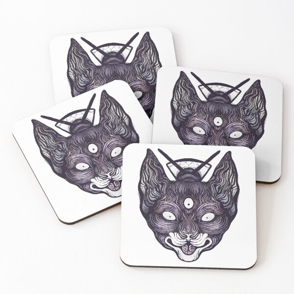 Item preview, Bakeneko Japenese Mask designed and sold by MonoMano.